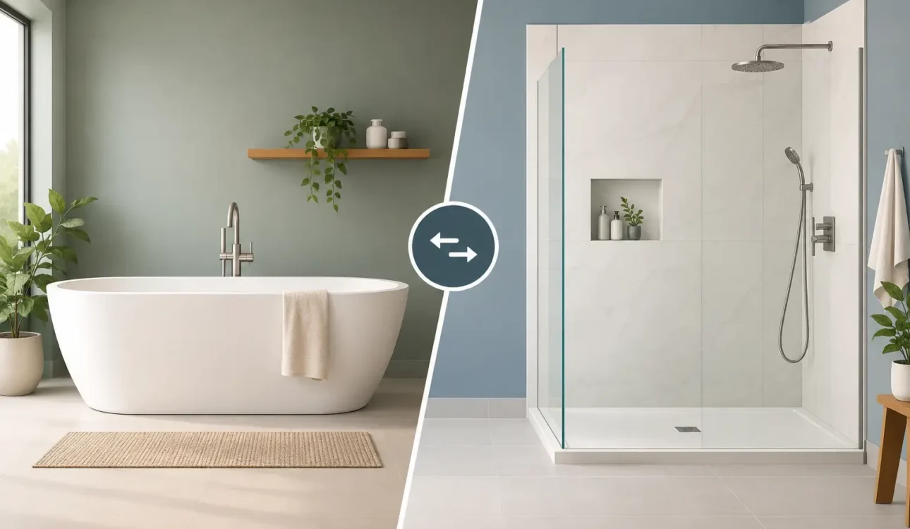 Bathtub Versus Walk In Shower: Which Fits?